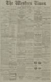 Western Times Tuesday 08 January 1918 Page 1