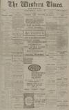 Western Times Monday 05 August 1918 Page 1