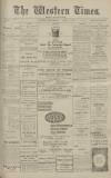 Western Times Wednesday 02 April 1919 Page 1