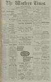 Western Times Saturday 29 November 1919 Page 1