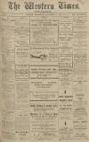 Western Times Wednesday 29 September 1920 Page 1