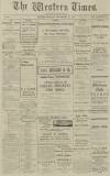 Western Times Monday 13 December 1920 Page 1