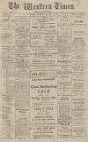 Western Times Monday 10 January 1921 Page 1