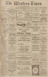 Western Times Wednesday 19 January 1921 Page 1
