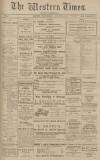 Western Times Wednesday 10 August 1921 Page 1