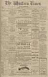 Western Times Monday 15 August 1921 Page 1