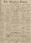 Western Times Saturday 27 August 1921 Page 1