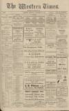 Western Times Monday 24 October 1921 Page 1