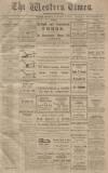 Western Times Monday 02 January 1922 Page 1