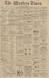 Western Times Tuesday 03 January 1922 Page 1