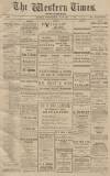 Western Times Wednesday 04 January 1922 Page 1