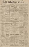 Western Times Monday 09 January 1922 Page 1