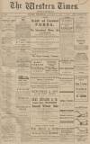 Western Times Wednesday 11 January 1922 Page 1
