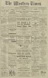 Western Times Saturday 14 January 1922 Page 1