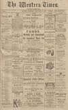 Western Times Saturday 21 January 1922 Page 1