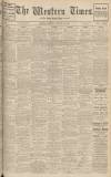 Western Times Friday 19 August 1938 Page 1