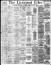 Liverpool Echo Wednesday 13 October 1886 Page 1