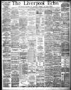 Liverpool Echo Wednesday 03 August 1887 Page 1