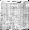 Liverpool Echo Wednesday 06 September 1899 Page 1