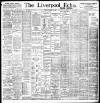 Liverpool Echo Tuesday 10 October 1899 Page 1