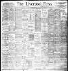 Liverpool Echo Wednesday 25 October 1899 Page 1
