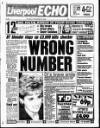 Liverpool Echo Tuesday 10 November 1992 Page 1