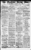 Manchester Evening News Wednesday 23 December 1868 Page 1