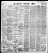 Manchester Evening News Wednesday 14 October 1896 Page 1