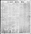 Manchester Evening News Wednesday 02 December 1896 Page 1