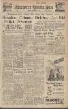 Manchester Evening News Monday 08 November 1943 Page 1