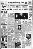 Manchester Evening News Friday 31 January 1958 Page 1