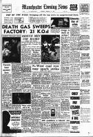 Manchester Evening News Saturday 15 February 1958 Page 1
