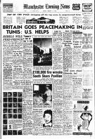 Manchester Evening News Monday 17 February 1958 Page 1