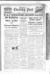 Yorkshire Evening Post Wednesday 24 September 1941 Page 1