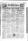 Yorkshire Evening Post Friday 25 September 1942 Page 1