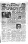 Yorkshire Evening Post Thursday 13 January 1949 Page 1