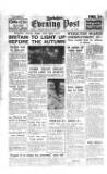 Yorkshire Evening Post Wednesday 16 February 1949 Page 1