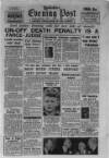 Yorkshire Evening Post Thursday 01 December 1949 Page 1