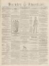 Burnley Advertiser Saturday 13 October 1855 Page 1