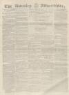 Burnley Advertiser Saturday 31 October 1857 Page 1