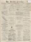 Burnley Advertiser Saturday 02 October 1869 Page 1