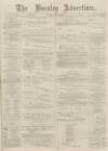 Burnley Advertiser Saturday 31 May 1879 Page 1