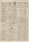 Burnley Gazette Saturday 07 November 1863 Page 1