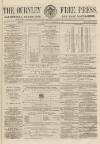 Burnley Gazette Saturday 14 November 1863 Page 1