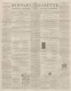 Burnley Gazette Saturday 03 February 1866 Page 1