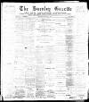 Burnley Gazette Saturday 08 March 1890 Page 1