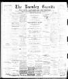 Burnley Gazette Saturday 30 August 1890 Page 1