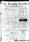 Burnley Gazette Wednesday 23 March 1910 Page 1