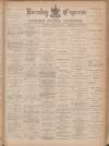 Burnley Express Saturday 15 January 1887 Page 1