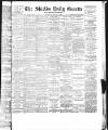 Shields Daily Gazette Wednesday 29 October 1884 Page 1